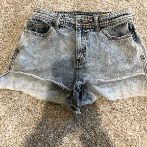 Love Culture High-Low Denim Shorts